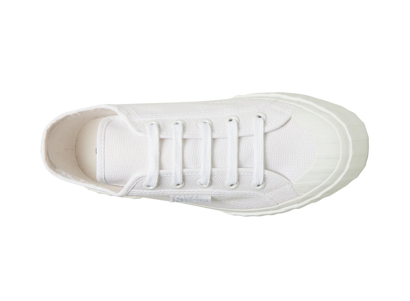 Superga Espadrille Womens - 2630 Stripe Total - White - TRNJZ7120